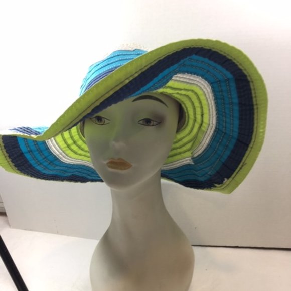 Panama Jack Women's Ribbon Floppy Packable Sun Hat, 4" Large Brim - Picture 8 of 14